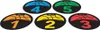 SKLZ Shot Spotz Basketball Trainingspunkte, 5 Kreise, 20 cm Produktbild-Vorschau 1