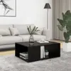 vidaXL Konferenční stolek černý 90x67x33 cm materiál na Náhled obrázku produktu 8