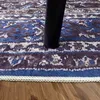 Orientteppich in Blau mit klassischem Medaillonmuster – Produktbild-Vorschau 5