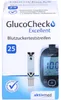 GlucoCheck Excellent strisce reattive per la glicemia, 25 Anteprima dell’immagine prodotto 1