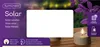Solar LED Teelicht Outdoor 7x3,2cm Kunststoff Braun / Produktbild-Vorschau 1
