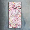 Wandkunst Leinwand Bild Uhr Geräuschlos 30x60 Malerei Produktbild-Vorschau 2