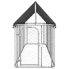 vidaXL Vonkajšia búda pre psov so strechou 400x100x150 cm - Náhľad obrázku produktu 3