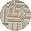 Hochflor Rund Teppich Wohnzimmer Küchenteppich Schlafzimmer Produktbild-Vorschau 2