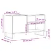 [Home] Plattenschrank Braun Eichen-Optik 85x38x48 cm Produktbild-Vorschau 9