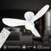 Briloner Deckenventilator mit Licht Fernbedienung Ø78x26cm Produktbild-Vorschau 2