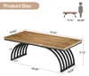 Tribesigns Couchtisch Holz, 120 cm rustikaler rechteckiger Produktbild-Vorschau 7