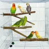 Set mit 5 Vogelstangen aus Naturholz, Vogelstangen aus Produktbild-Vorschau 2