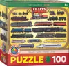 EUROGRAPHICS Puzzle Pociągi 100 elementów Podgląd zdjęcia produktu 1