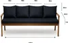 Cuscini per panchina da giardino Blu scuro| Seduta 170x60x7 Anteprima dell’immagine prodotto 8