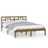 vidaXL Letto in legno massiccio marrone miele 200x200 cm Anteprima dell’immagine prodotto 9