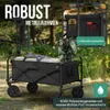 Avalo Wagen klappbar mit Rollen - wetterfester Bollerwagen Produktbild-Vorschau 3