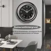 Wanduhr, Wanddekoration, 30*30cm, Geräuschlos Produktbild-Vorschau 6