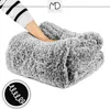 Sherpa-Decke 200×220 cm Tagesdecke, grau meliert, 250 g/m², Produktbild-Vorschau 12