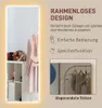 A mirror with LED lighting and product features described in text. Produktbild-Vorschau