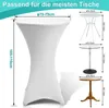 Jopassy 4x Stehtischhusse Stretch Stehtisch Hussen Ø 70 cm Produktbild-Vorschau 2