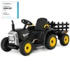COSTWAY 12V 3-rýchlostný traktor s odpojiteľným prívesom a Náhľad obrázku produktu 8