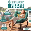 KESSER® Schaukelstuhl für drinnen & draußen Schaukelsessel Produktbild-Vorschau 2