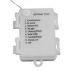 A close-up view of a white battery pack for LED lights, showing the different modes and a timer function. Náhled obrázku produktu