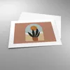 Poster - Poster ohne Rahmen - Minimalistisch Fenster Blume Produktbild-Vorschau 3