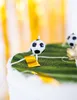 Kerzen für Kuchen Fußball und Fußball 6pcs - Dekora Produktbild-Vorschau 4