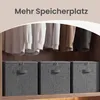 SONGMICS Faltbare Aufbewahrungskisten mit Griffen, 3er Set, Produktbild-Vorschau 6