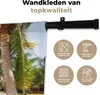 MuchoWow® Wandteppich Wandbehang Strand - Meer - Palmen Produktbild-Vorschau 3