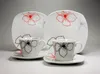 CreaTable Kaffeeservice TROPICAL FLOWERS 18-tlg aus Produktbild-Vorschau 2