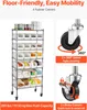 SucceBuy Stojanový regál s 24 stohovateľnými boxmi, regál s Náhľad obrázku produktu 5