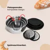 Serenk Schüssel Set mit Deckel, 9-Teilig Edelstahl Produktbild-Vorschau 8