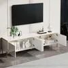 Mobile TV Merax lucido con 4 ante e gambe in metallo, Anteprima dell’immagine prodotto 8