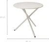 Gartentisch aus Metall, Ø 48 cm Produktbild-Vorschau 2