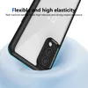 A close-up shot of a phone case, showing its flexibility and impact resistance. Produktbild-Vorschau