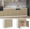 vidaXL Szafka z szufladami dąb sonoma 80x46x81,5 cm płyta Podgląd zdjęcia produktu 1