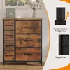WOLTU Kommode mit 7 Schubladen aus Stoff, Sideboard, Produktbild-Vorschau 5