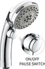 5 Strahlarten Handbrause Hochdruck Duschkopf Regendusche Produktbild-Vorschau 1