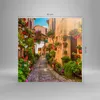 Bild auf Leinwand - Leinwandbild - Path Blumen Haus Hof - Produktbild-Vorschau 3