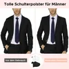 2 Paar Schulterpolster, Selbsthaftend Unsichtbare mit Klett Produktbild-Vorschau 4