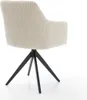 DELIFE Esszimmerstuhl Greg-Flex Cord Beige Kreuzgestell Produktbild-Vorschau 5
