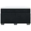 Boxspringbett mit Matratze Schwarz 120x190 cm Samt Produktbild-Vorschau 4