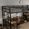 STILVORA Hochbett Jugendbett 120x200 mit Ladeanschluss und Produktbild-Vorschau 9