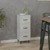vidaXL Sideboard Betongrau 34,5x34x90 cm Holzwerkstoff -  Produktbild-Vorschau 2
