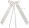 50pcs Weiss & Bordeaux Autoschleifen aus Satin Hochzeit Produktbild-Vorschau 4