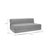 Miliboo - 2-Sitzer Schlafsofa in senfgelbem Stoff mit Produktbild-Vorschau 7
