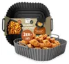 KitchBo Silikonform 20x20x6,3cm schwarz/grau Produktbild-Vorschau 1