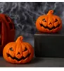 3X Halloween Dekoration Kürbis Tee Licht LED, hängende LED Produktbild-Vorschau 3