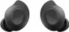 A pair of black wireless earbuds is shown against a white background. Podgląd zdjęcia produktu