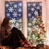 Schneeflocken Fenstersticker Weihnachtsdeko 372 Stück Weiße Produktbild-Vorschau 5