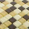 Glasmosaik Fliesen 23x23x8mm Braun Mix Produktbild-Vorschau 2