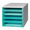 M&M Schubladenbox  aquamarin-transparent 30050914, DIN A4 Produktbild-Vorschau 2